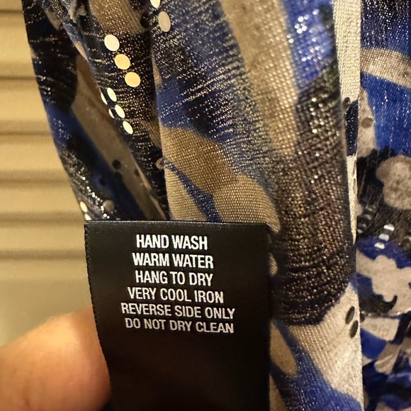 DONATED ❌Dressbarn, Sequin Tiered Blouse, Sz 2X - Picture 8 of 8